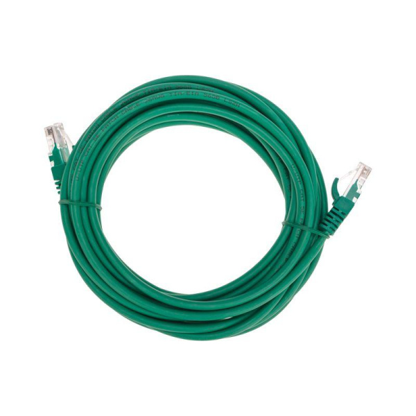 Патч-корд U/UTP CAT 5e RJ45-RJ45 26AWG LSZH зел. 5м Rexant 02-0106-5