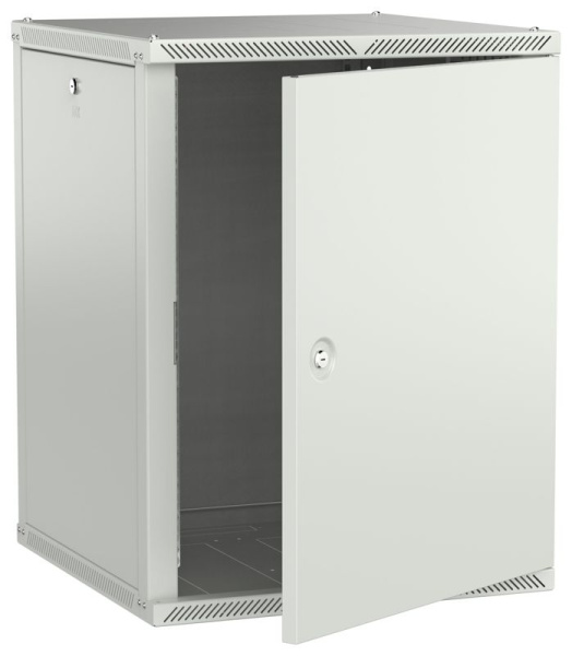 Шкаф LINEA W 2.0 15U 600х600мм дверь метал. сер. ITK LWR3-15U66-MF-2