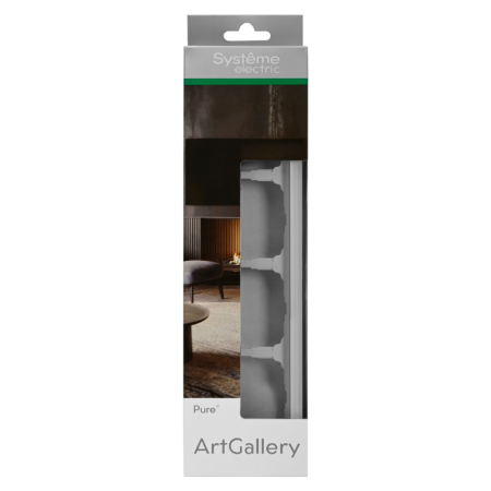 Рамка 4-м ArtGallery Pure органич. стекло бел. SE GAL320104