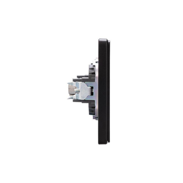 Розетка телевизионная TV СП ROUND MIELE оникс Kranz KR-78-0723-3