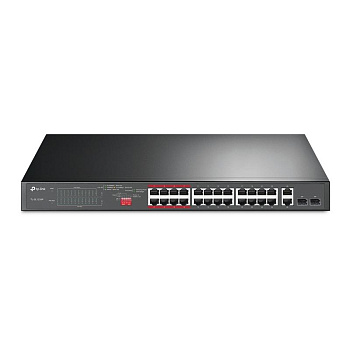Коммутатор TL-SL1226P 24-портовый неуправляемый 10/100Мбит/с PoE+ с 2 гигабитными портами TP-Link 1793916