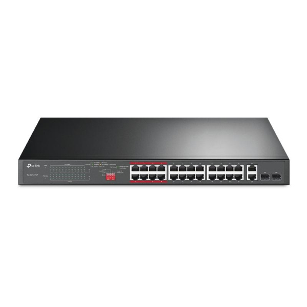 Коммутатор TL-SL1226P 24-портовый неуправляемый 10/100Мбит/с PoE+ с 2 гигабитными портами TP-Link 1793916