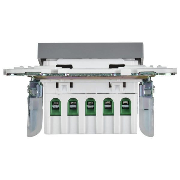 Кнопка звонка SKANDY 10А SK-V17Gr для отелей с индикацией сер. IEK SK-V14-2-10-K03