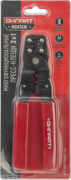 Пресс-клещи 90 390 OHT-Pkm01-3v1 ОНЛАЙТ 90390