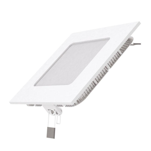 Светильник светодиодный Slim 6Вт 4000К IP20 400лм 220-240В ДВО квадрат бел. GAUSS 940111206