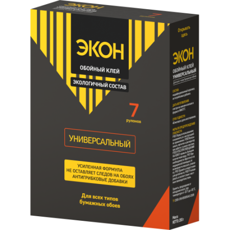 Клей обойный ЭКОН Универсальный 200г 1312332 Момент C0042976