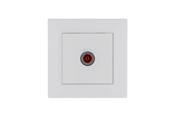 Розетка TV проходная Karea RIZZ бел. Makel 88001007