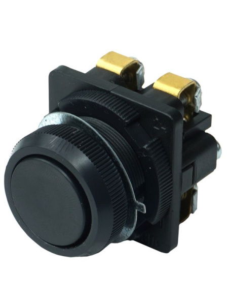 Кнопка КЕ-011/1 2з цилиндр 10А 660В IP40 черн. Электротехник ET507206