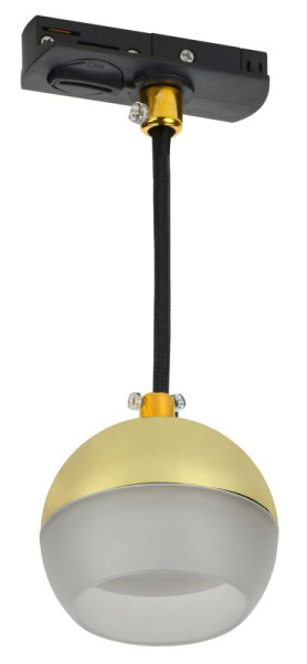 Светильник 4119 декоративный трековый подвесной GX53 золото IEK LT-UCB0-4119-GX53-1-K22