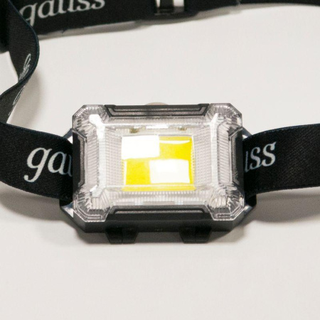 Фонарь налобный GFL 3Вт 180лм IP33 элементы питания 3хAAA GAUSS GF304