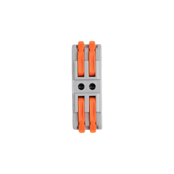 Клемма монтажная СМК PTC-2P 4222 BL/4 450В 32А 0.08-2.5(4.0)кв.мм JazzWay 5073685