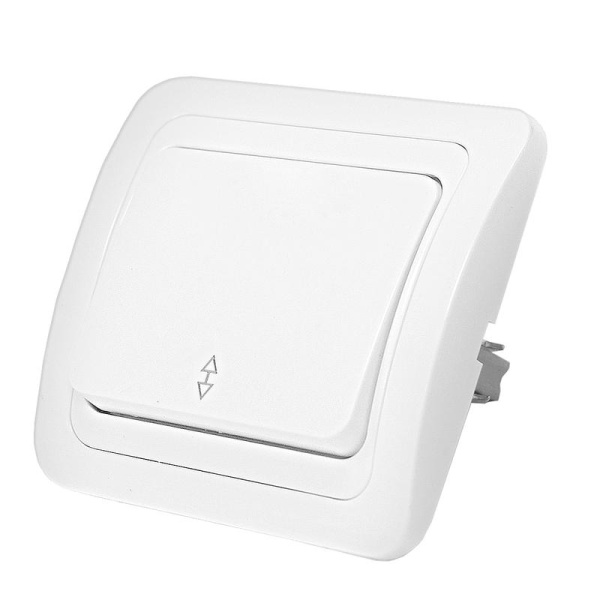 Переключатель проходной 1-кл. СП Валери 10А IP20 бел. UNIVersal В0025