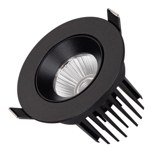 Светильник светодиодный MS-ATOLL-BUILT-TURN-R94-10W Warm3000 (BK 36 deg 230В) IP54 металл Arlight 044618
