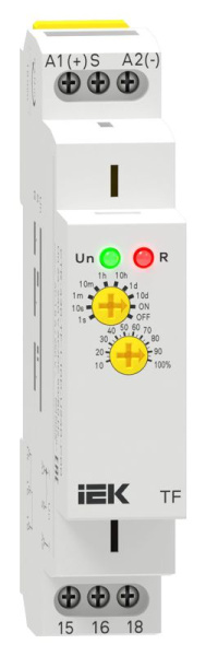 Реле задержки выключения TF 1 контакт 24-240В AC/DC IEK CTR-430-TF-1-10D-U240-C00