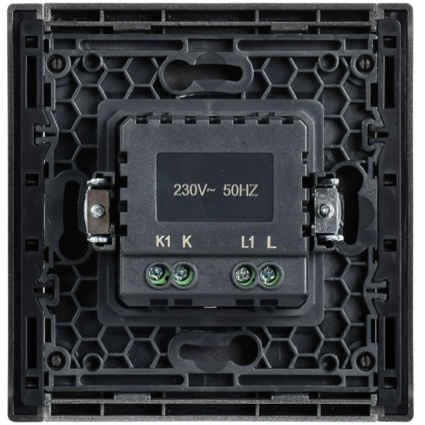 Светорегулятор поворотно-нажимной СП FORTE&PIANO FP554 600Вт сталь IEK FP-D20-0600-K46