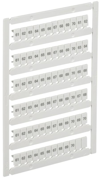 Маркер для CTS/CP 4кв.мм "61-70" ARMAFIX IEK AF-CT10D-M-004-07