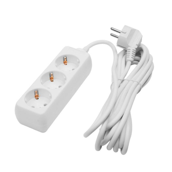 Удлинитель 3х5м с заземл. 10А IP20 S 3х5-Z 2.2кВт Volsten 9314