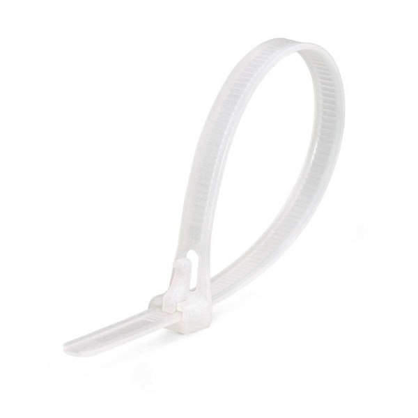 Хомут кабельный КСР 7.5х250 нейл. бел. (уп.100шт) Fortisflex 61032