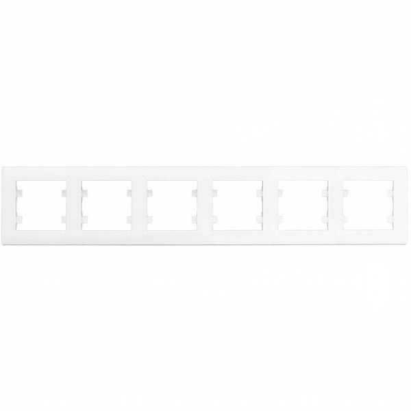 Рамка 6-м Karea RIZZ бел. Makel 88001706