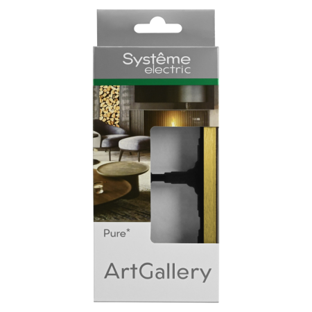 Рамка 2-м ArtGallery Pure метал. зол. SE GAL312402