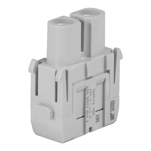 Розетка OptiLink HDC-HM-2.1-40-F-(2.5-8) 1000В КЭАЗ 366455