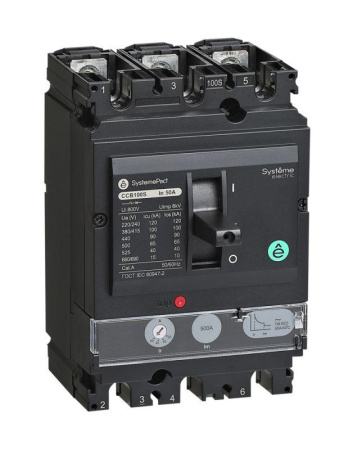 Выключатель автоматический SYSTEMEPACT CCB160 150кА 3P3D TMD160 рычаг SE SPC160L160L3DF