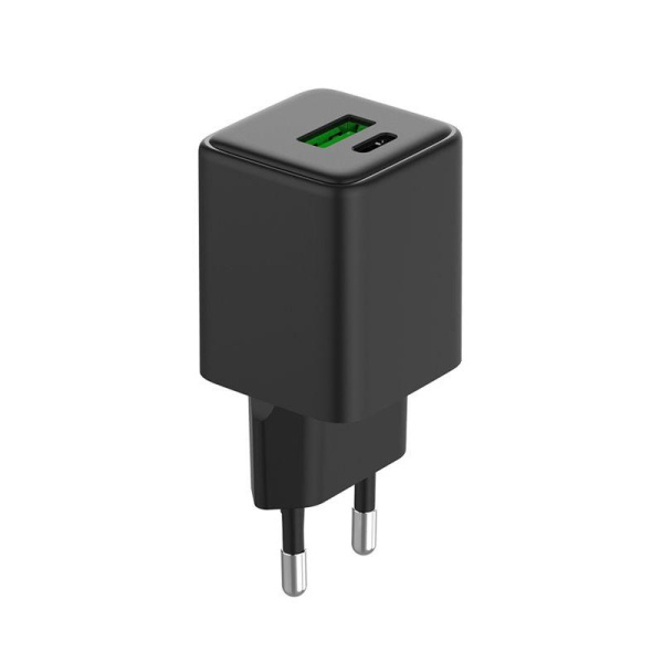 Устройство зарядное сетевое с двумя портами USB-A и USB-C 30Вт GaN Rexant 18-2204