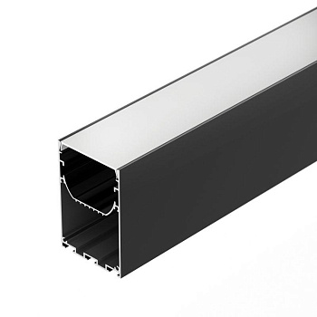 Профиль LINE-S-5075-3000 BLACK L3000 алюм. Arlight 041849
