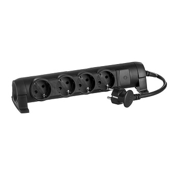 Удлинитель 4х3м 16А IP20 Комфорт 4х2P+E черн. IEK 694605