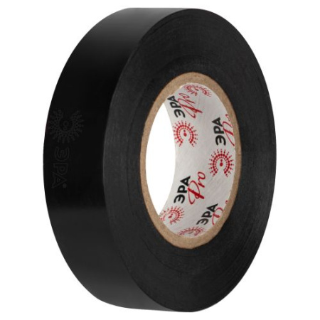 Изолента ПВХ 19мм (рул.25м) черн. ET1925BLACK Эра Б0064240