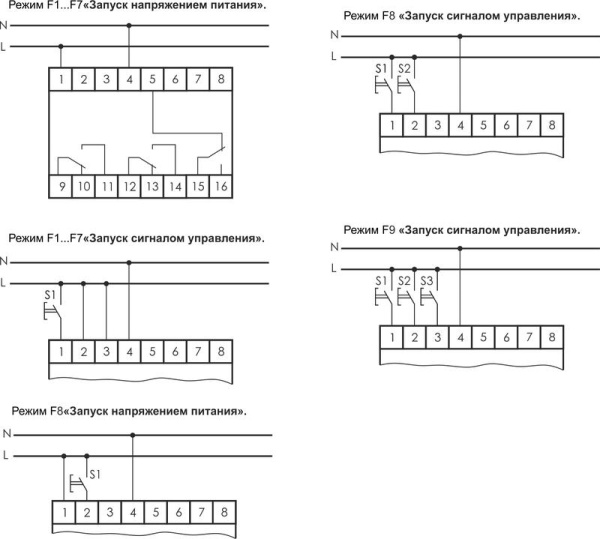 Реле времени RV-03 3х8А 100-264В AC/DC 3НО/НЗ IP20 многофункц. 3-х канал. 9 режимов работы с входами START диапазон выдержки времени 0с-99ч 59мин; 3мод. монтаж на DIN-рейке F&F EA02.001.026