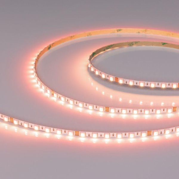 Лента светодиодная RT-H96-5mm 24В RGBW-Day-4-in-1 10Вт/м IP20 узкая (уп.5м) Arlight 058434