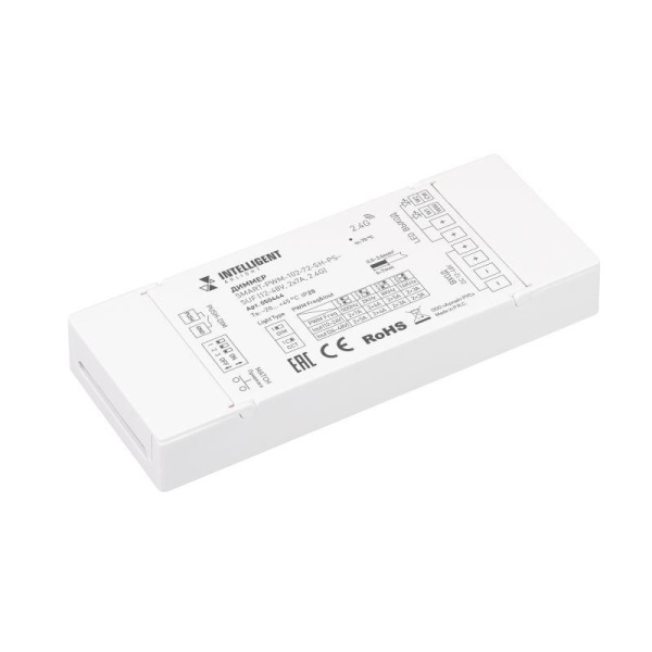Диммер SMART-PWM-102-72-SH-PS-SUF (12-48В 2х7А 2.4G) (IARL контроллер) INTELLIGENT ARLIGHT 050444