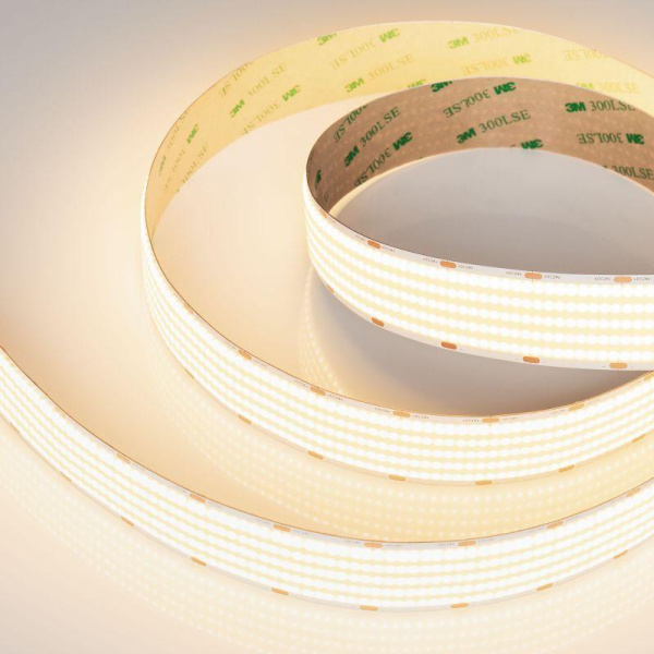 Лента светодиодная COB-X1600-30mm 24V Warm 3000К 40Вт/м IP20 CRI>90 (уп.5м) Arlight 052223