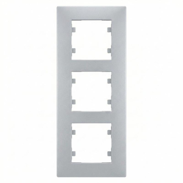 Рамка 2-м вертикальная Karea RIZZ сер. Makel 88065708