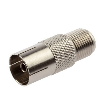 Переходник Simple RS-A02-1 гнездо F-гнездо TV 1 шт ЭРА Б0048292