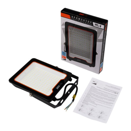 Прожектор светодиодный PFL-V 100Вт 6500К IP65 ДО JazzWay 5039759