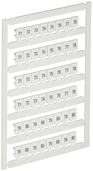 Маркер для CTS 6кв.мм/CP 10кв.мм "71-80" ARMAFIX IEK AF-CT10D-M-006-08