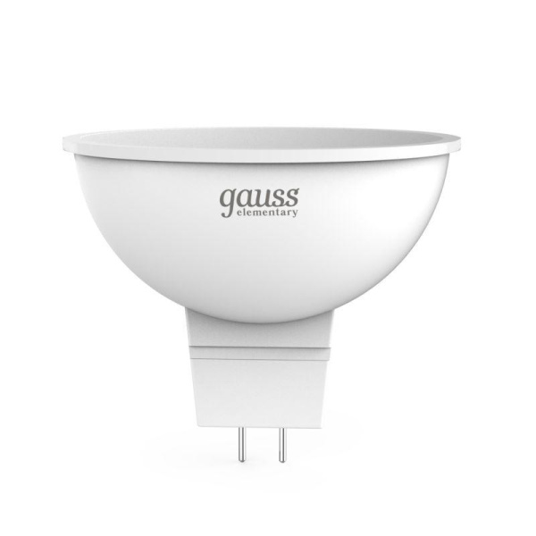 Лампа светодиодная Elementary 7Вт MR16 софит 3000К тепл. бел. GU5.3 530лм GAUSS 13517