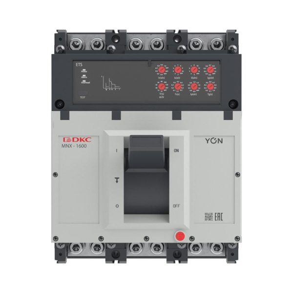 Выключатель автоматический 3P 1000А 70кА pro MNX1600L при AC415V расцепитель ETS YON MNX1600L3PETS1000