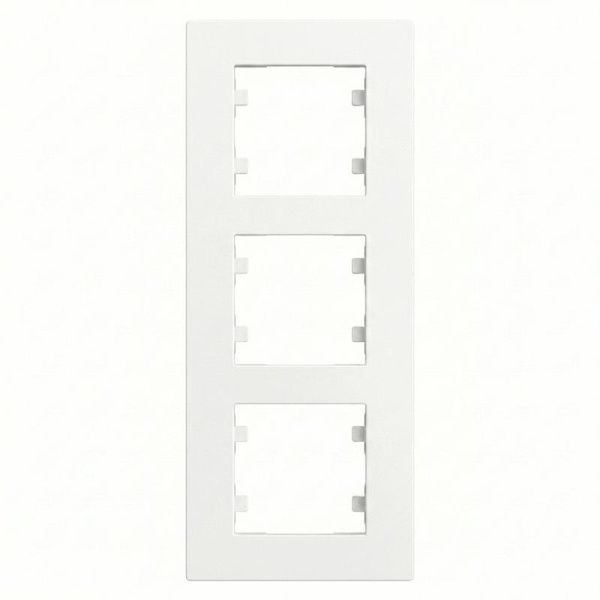 Рамка 3-м вертикальная Karea RIZZ бел. Makel 88001708