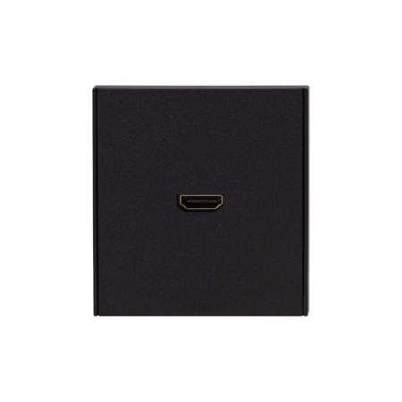 Розетка СП STRONG HDMI IP20 антрацит Kranz KR-78-0730-5