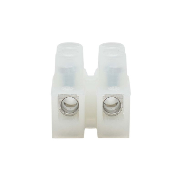 Колодка клеммная винтовая 2х2.5кв.мм 24А полиамид 450В 110град.C DKC 43102NY