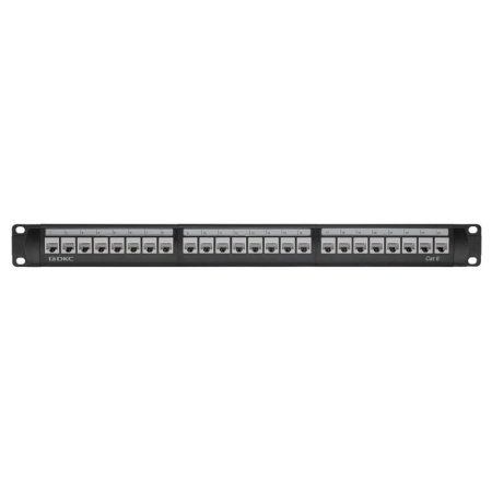 Патч-панель 19дюйм 1UCAT6 24 модуля RJ45 неэкранированная DKC RN6PPU24