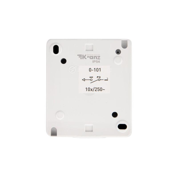 Выключатель 1-кл. ОП INDUSTRIAL IP54 бел. Kranz KR-78-0834