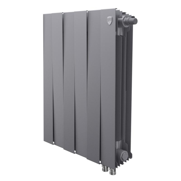 Радиатор PianoForte 500 VDR80 6 секц. биметал. Silver Satin Royal Thermo НС-1506373