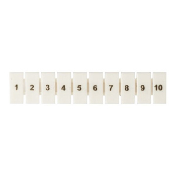 Маркеры для UT/ST/Push-in 4 с нумерацией 1-10 (уп.100шт) EKF zb-st-4-1-10