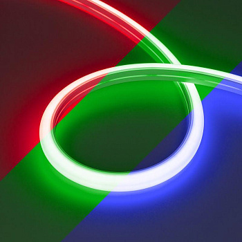 Лента светодиодная MOONLIGHT-TOP-G120-16x15mm 24V RGB 12Вт/м IP67 wire x2 боков. вывод кабеля герметичная (уп.5м) Arlight 042753