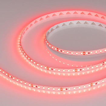 Лента светодиодная RT-A120-8mm 24V Red 9.6Вт/м IP20 2835 (уп.5м) Arlight 008781(2)
