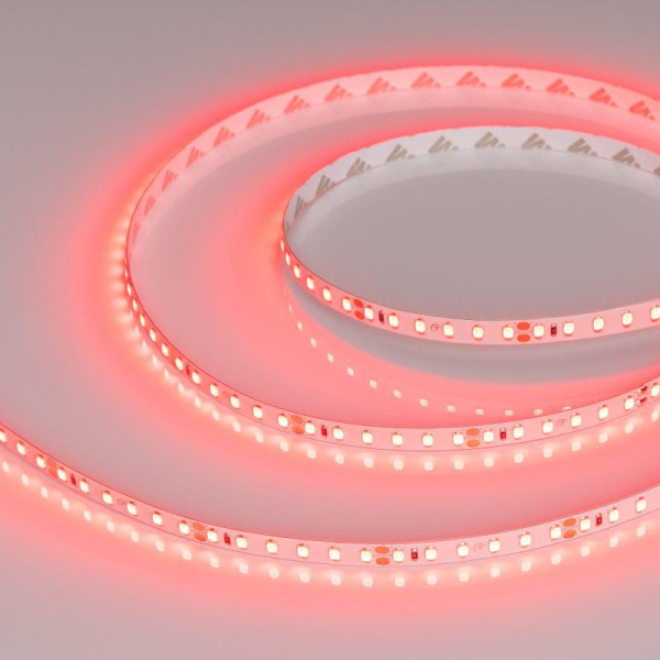 Лента светодиодная RT-A120-8mm 24V Red 9.6Вт/м IP20 2835 (уп.5м) Arlight 008781(2)